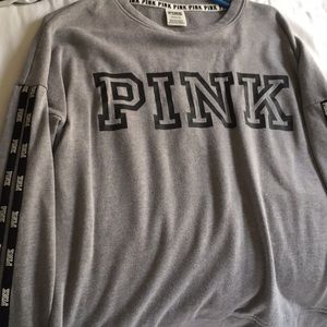 Victoria Secret Pink Grey Sweatshirt